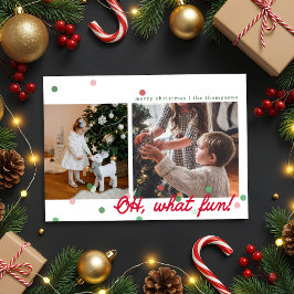 Festividades Oh, Que Diversão Pontinhos de Confete - Cartão de 