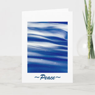 Festividades Ondas de Ouros Nota Cartão "PEACE"
