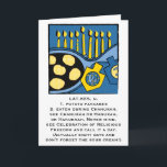 Festividades Opção Personalizar Cartão de Saudação Hanukkah<br><div class="desc">Cartão Saudável de 7" x 5" para Chanucá ou Chanukah com envelope. Um cartão humorístico para qualquer um. Opção de personalização pronta se você estiver! Basta escolher seu estilo de fonte,  cor,  tamanho e texto favoritos para dentro de cartão. Obrigados para parar e comprar. Muito apreciado. Feliz Hanukkah/Chanukah/Hanukah :)</div>