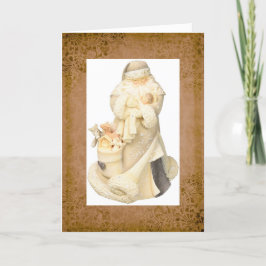 Festividades Papai Noel com o Cartão de Natal de Jesus