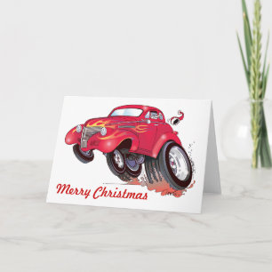 Festividades Papais noeis 39 Chevy, cartão de Natal