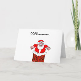 Festividades Papais noeis de opa presos no cartão de Natal da c