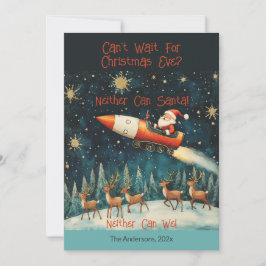 Festividades Papais noeis Engraçados Cartão de Férias Plano da 