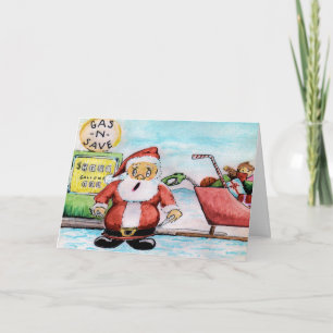 Festividades Papais noeis saíram do cartão de Natal do Gás!