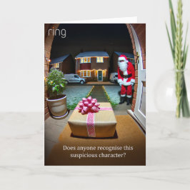 Festividades Papais noeis Suspeitos Cartão de Saudação de Natal