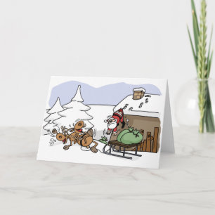 Festividades Papais noeis Weggie Natal Seasons Cartão de Saudaç