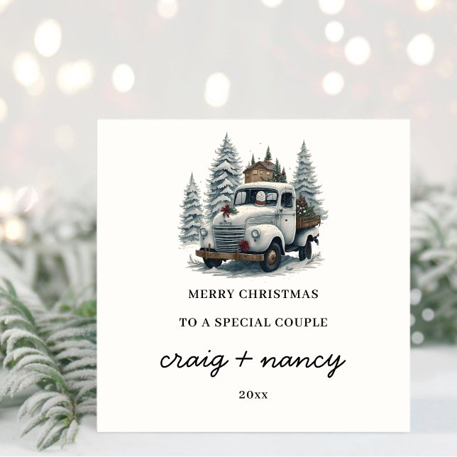 Festividades Para Um Cartão De Natal De Casal Especial (Criador carregado)