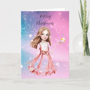 Festividades Parece um cartão de Natal de princesa