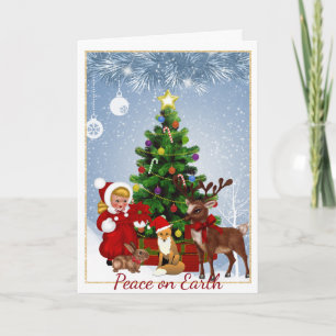 Festividades Paz na Terra Cartão de Natal