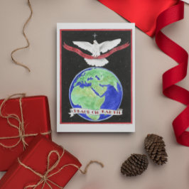 Festividades Paz na Terra Cartão de Natal