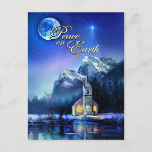 Festividades Paz na Terra Estrela de Natal e Cartão Postal de I