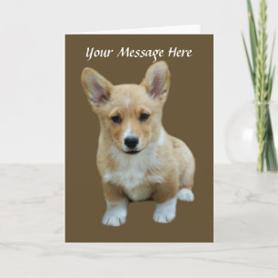 Festividades Pembroke Welsh Corgi - Cartão de Saudação