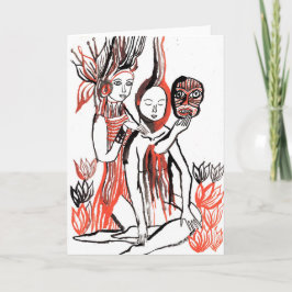 Festividades Penetrar no meu coração e remover o cartão de másc