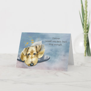 Festividades Perda do Cartão de condolências Airedale Terrier C
