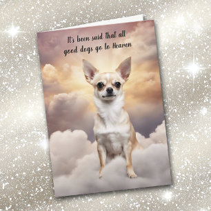 Festividades Perda do Cartão de condolências Celeste Chihuahua