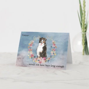 Festividades Perda do Cartão de condolências de Cachorro da Mon