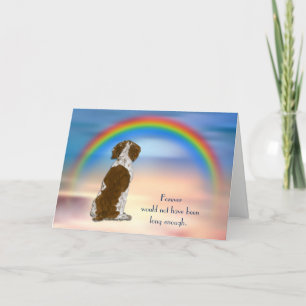 Festividades Perda do Cartão de condolências espanhol Rainbow