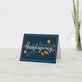 Festividades Personalizar Cartão de Ação de Graças - Berries Az