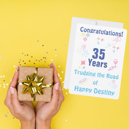 Festividades Personalizar Cartão de Aniversário de 12 Etapas do