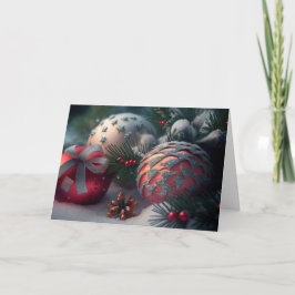 Festividades Personalizar Cartão de Natal - Bolhas Xmas