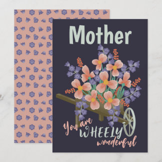 Festividades Personalizável "WHEELY maravilhoso" - Cartão de sa