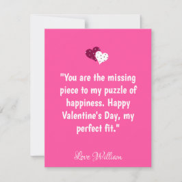 Festividades Personalize cartão de dia dos namorados de massage