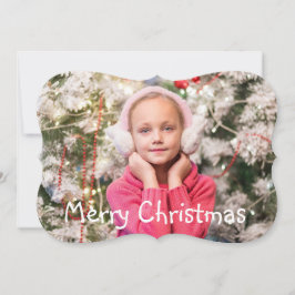 Festividades Personalize este belo cartão de Natal