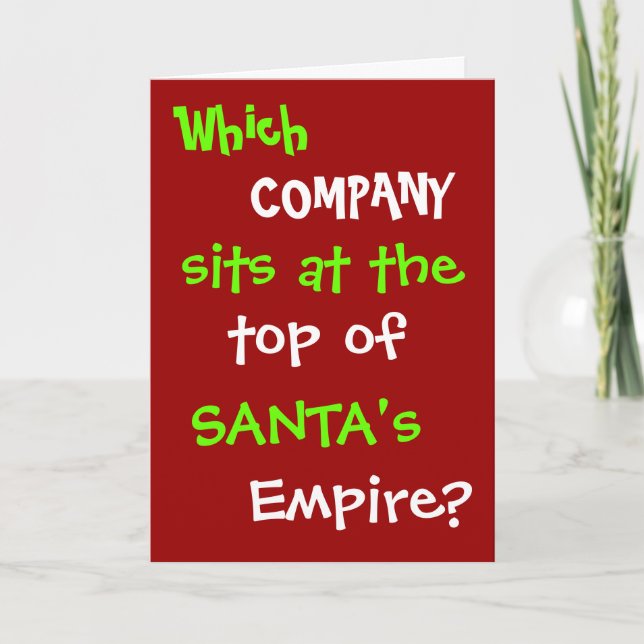 Festividades Piada de Cartão de Natal do Advogado Fiscal Engraç (Frente)