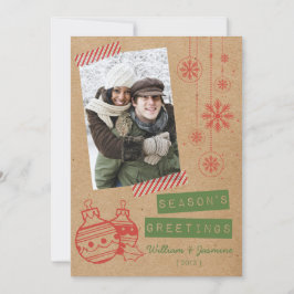 Festividades Placa Plana Festa de Férias Falido de Cartão Diver