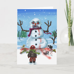 Festividades Pouco cartão do boneco de neve de Timothys ÚLTIM