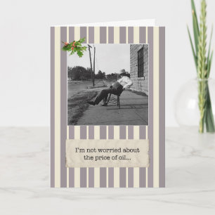 Festividades Preço do Petróleo vs. Preço do Cartão de Feriado d