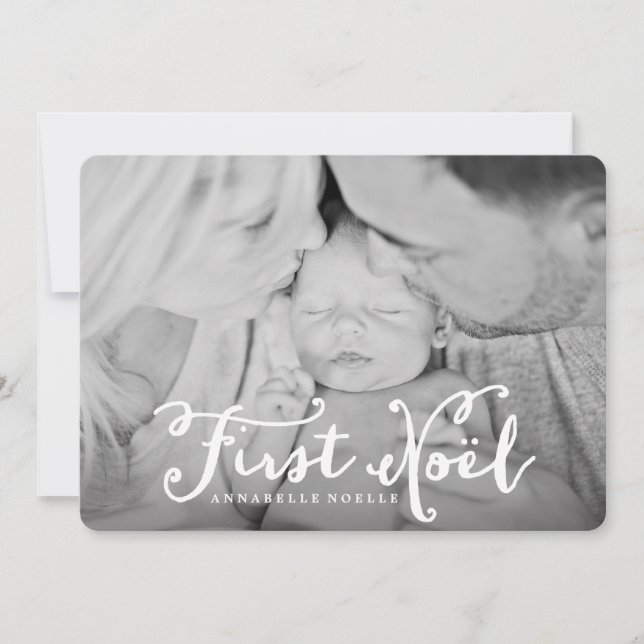 Festividades Primeiro nó | Cartão com fotos de férias (Frente)