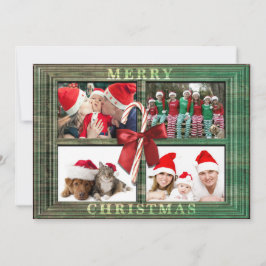 Festividades Quadro de Madeira Faux Rustic Faux Cartão com foto