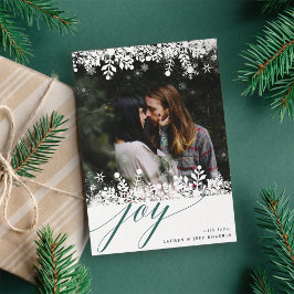 Festividades Quadro do Floco de Neve | Cartão com fotos de Nata