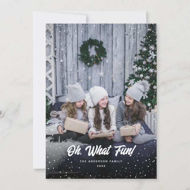 Festividades Que Cartão de Natal Divertido (Frente)