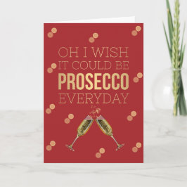 FESTIVIDADES QUERO QUE SEJA UM CARTÃO DE NATAL DO PROSECCO