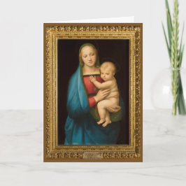 FESTIVIDADES RAPHAEL MADONNA E CARTÃO DE FERIADO PARA CRIANÇAS