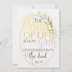 Festividades Religioso Cristão, Cartão de Páscoa de Escritura