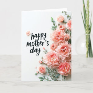 Festividades Rosas Rosas e cartão de feriado feliz dia das mães