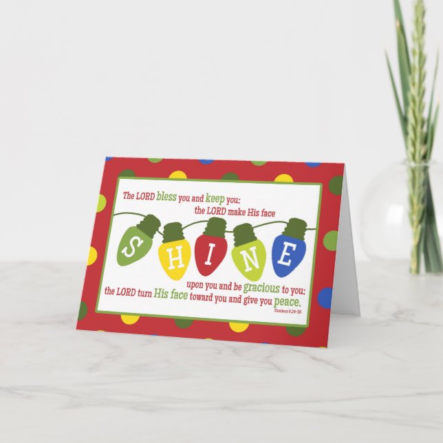 Festividades Roteiro das Luzes de Natal Verso Cartão de Natal (Frente)