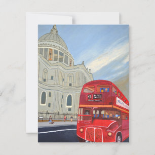 Festividades Rua, Catedral de Paul e cartão de ônibus de Londre
