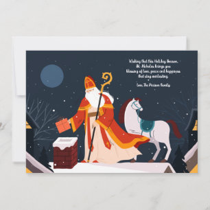 Festividades Rua, Nicholas e seu cartão de saudação de cavalos
