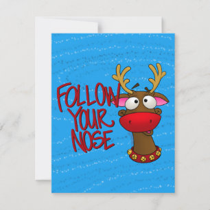 Festividades Rudolph, Cartão de Enfeite de Papel