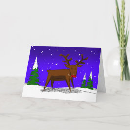 Festividades Rudolph, o Cartão de Natal da Rena Nociva Vermelha