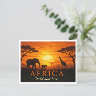 Festividades Safari de cartão postal