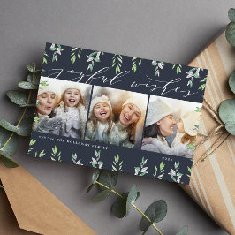 Festividades Sage de inverno | Cartão de Colagem de Fotos de Fe