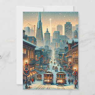 Festividades San Francisco Christmas Elegance - cartão de féria