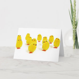 Festividades Saudação de Peeps de Cartão