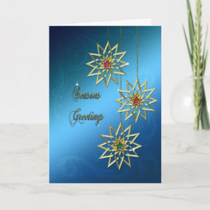 Festividades Seasons cumprimenta o cartão de Natal elegante