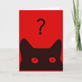 Festividades Seja meu cartão de gato vermelho do dia dos namora